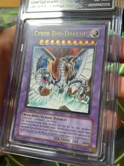 YuGiOh Cyber-End Drache Ultimate Rare 1st Ed AOG 8 Nm-Mt - graded like PSA - Image 2