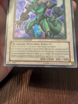 Nitro Warrior CT05-ENS02 | Secret Rare Limited Edition MP | Yugioh - Image 3