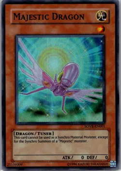 Majestic Dragon Super Rare Stardust Overdrive SOVR-EN001 LP-NM - Image 1