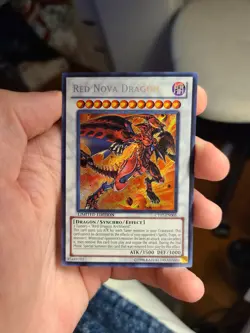 Yugioh Red Nova Dragon CT07-EN005 Limited Secret Rare - Image 1