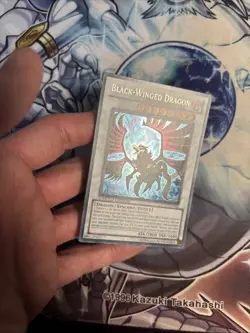 (WNU) Yugioh! Black-Winged Dragon CT07-EN002 Secret Rare Limited Edition VLP - Image 3