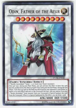 Odin, Father of the Aesir Ultra Rare Storm of Ragnarok STOR-EN040 NM - Image 1