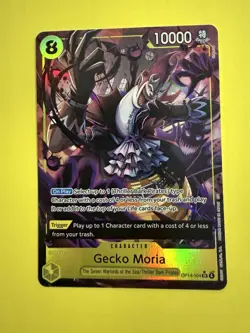 One Piece ~ Gecko Moria OP14-104 ~ The Azure Sea's Seven ~ Alternate Art Foil - Image 1