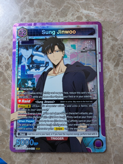 SUNG JINWOO SR UE17BT/SLG-1-022 UNION ARENA SOLO LEVELING NM - Image 1