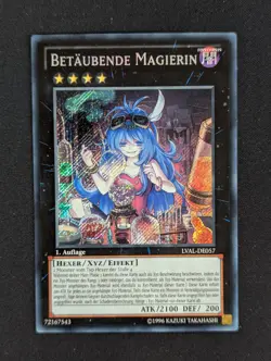 Betaubende Magierin LVAL-DE057 Secret Rare Deutsch NM YUGIOH - Image 1