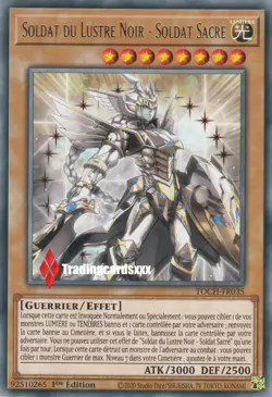 ♦Yu-Gi-Oh!♦ Soldat du Lustre Noir - Soldat Sacre : TOCH-FR035 R - Image 1