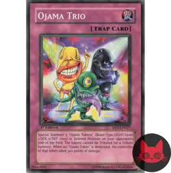 Yugioh Ojama Trio DP2-EN027 Common 1st Edition NM - Image 1