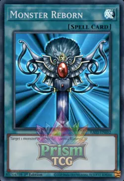 1st ed Monster Reborn super rare RA03-EN052 Yugioh - Image 1