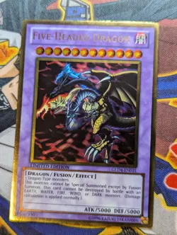 Five-Headed Dragon - GLD4-EN031 - Gold Ultra Rare LIMITED EDITION Yu-Gi-Oh VLP - Image 1