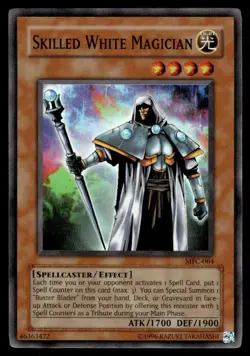 Yu-Gi-Oh! Skilled White Magician #MFC-064 Light Play - Image 1