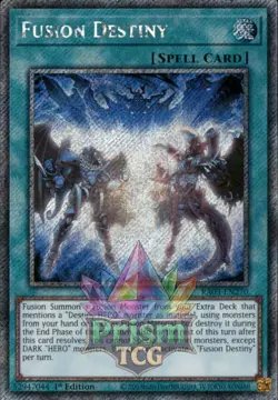 1st ed Fusion Destiny Platinum SR RA03-EN270 Yugioh - Image 1