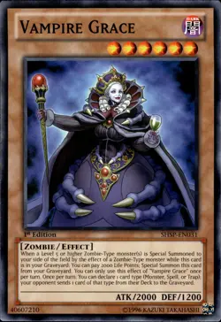 Vampire Grace - 1st Edition SHSP-EN031 - NM - YuGiOh - Image 1