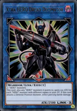 Xtra HERO Dread Decimator - Ultra Rare 1st Edition LEHD-ENA00 - NM - YuGiOh - Image 1