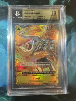 Sanji (104) (Alternate Art) OP04-104 Kingdoms of Intrigue Foil - Image 1