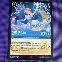 Disney Lorcana Cinderella Dream Come True 155/204 Whispers in the Well NM - Image 1