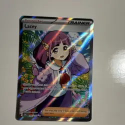Pokemon Lacey Ultra Rare Full Art Holo Sv07: Stellar Crown 166/142 Trainer - Image 1