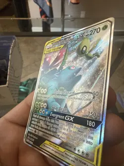 Pokemon TCG Celebi & Venusaur GX SM167 Promo Tag Team Holo Card NM Condition - Image 2
