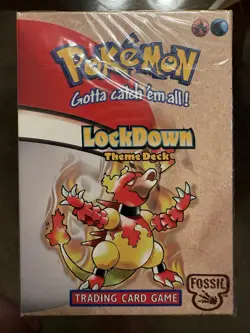 Pokemon Fossil LockDown Theme Deck 1999 Wizards of the Coast Magmar Lapras Holo - Image 1