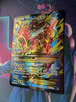 Pokemon TCG M Gyarados EX Full Art Holo Ultra Rare Card XY Breakpoint 115/122 - Image 2