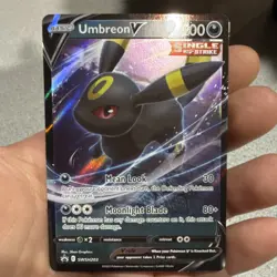 Pokemon Umbreon V SWSH203 Sword & Shield Promo Single Strike Holo Card - Image 1