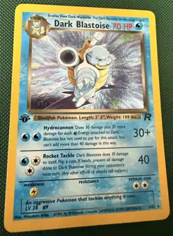 Dark Blastoise #20 1st Edition Team Rocket - Holo Pokemon - NM 💦 - Image 4
