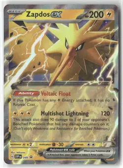 Pokemon Zapdos ex - Promo SV: Scarlet & Violet Promo Cards 049 NM - Image 1