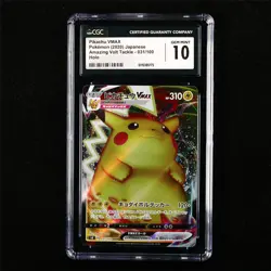 CGC 10 GEM MINT 2020 Pokemon JPN Pikachu VMAX 031/100 RRR - Image 1