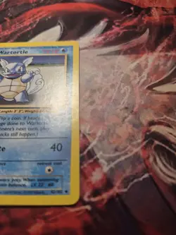 Pokemon Wartortle 42/102 Base Set 1999 LP Evolution Box Error Misprint Uncommon - Image 5
