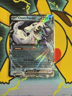 Pokemon Card TCG - Chien-Pao EX - Paldea Evolved - 061/193 - Double Holo Rare - Image 1