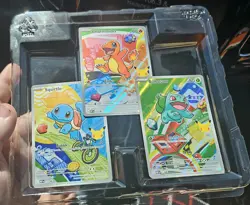Pokemon First Partner Illustration Collection MEP Bulbasaur Charmander Squirtle - Image 1