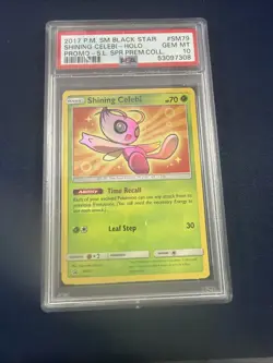 Pokemon Shining Celebi SM79 Shining Legends PSA 10 - Image 1