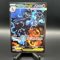 Pokemon TCG Mega Charizard X EX Illustration Rare Holo Me02 125/094 360 HP - Image 1