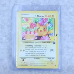 _____'S Pikachu POKEMON CELEBRATIONS CLASSIC COLLECTION #24 BIRTHDAY PIKACHU - Image 1
