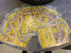 X10 Pokemon Pikachu at the Natural History Museum Sealed Jumbo Promo SVP - Image 1