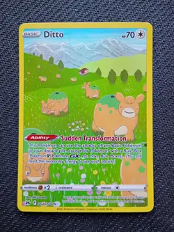 Ditto GG22/GG70 pokemon Crown Zenith: Galarian Gallery Holo - Image 1