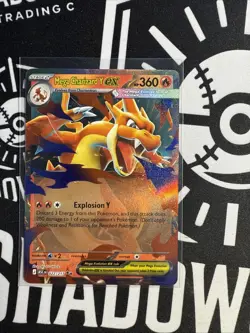Mega Charizard Y ex 022/217 Ascended Heroes English Pokemon TCG In Hand - Image 1
