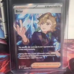 Pokemon Briar Ultra Rare Full Art Holo 163/142 SV06 Twilight Masquerade Card - Image 1