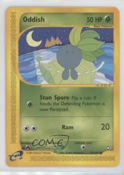 Oddish Pokemon e-Card Series Aquapolis #97 2003 - Image 1