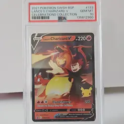 Pokemon Lance's Charizard V SWSH133 Promo Holo PSA 10 SWSH: Sword & Shield - Image 1