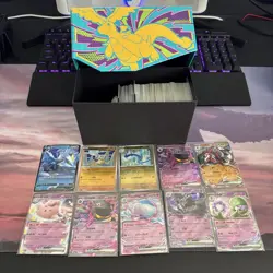 Pokemon Bulk Lot 374 Cards 74 Holo/Reverse NM Japanese Korean Chinese Mix - Image 1