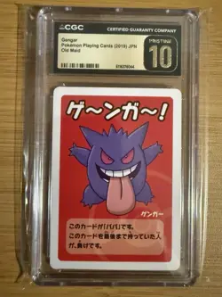 Gengar 😈 Pokemon Playing Cards Old Maid (2019) 👿 CGC 10 Pristine - Image 1