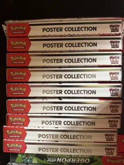 Nintendo Pokemon TCG Scarlet & Violet - 151 Poster Collection Box - 3 Packs 820650853166 - Image 1