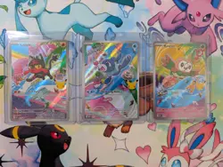 Pokemon First Partner Illustration Collection Rowlet Litten Popplio Promos 30th - Image 1