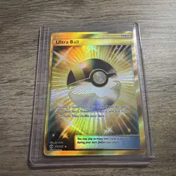 Pokemon Ultra Ball Secret Rare Full Art Foil Trainer Card 161/149 - Image 1