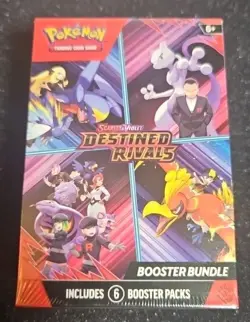 Pokemon TCG Destined Rivals Booster Bundle (6) Packs English Factory Sealed New - Image 1