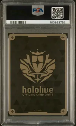 2024 HOLOLIVE OFFICIAL CARD GAME JPN HBP01-BLOOMING RADIANCE USADA PEKORA PSA 10 - Image 2