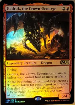 Gadrak, the Crown-Scourge Planeswalker StampFoilCore Set 2021 - Image 1