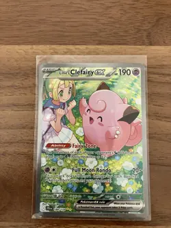 Lillie's Clefairy EX 184/159 SV09 Journey Together SIR Pokemon TCG - Image 1