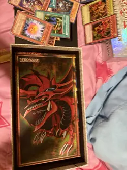 Konami Yu-Gi-Oh! Legendary Collection Board Edition Slifer Obelisk Ra Cards - Image 2