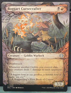 Boggart Cursecrafter U 0328 SHOWCASE Lorwyn Eclipsed Near Mint Card Game TCG MTG - Image 1